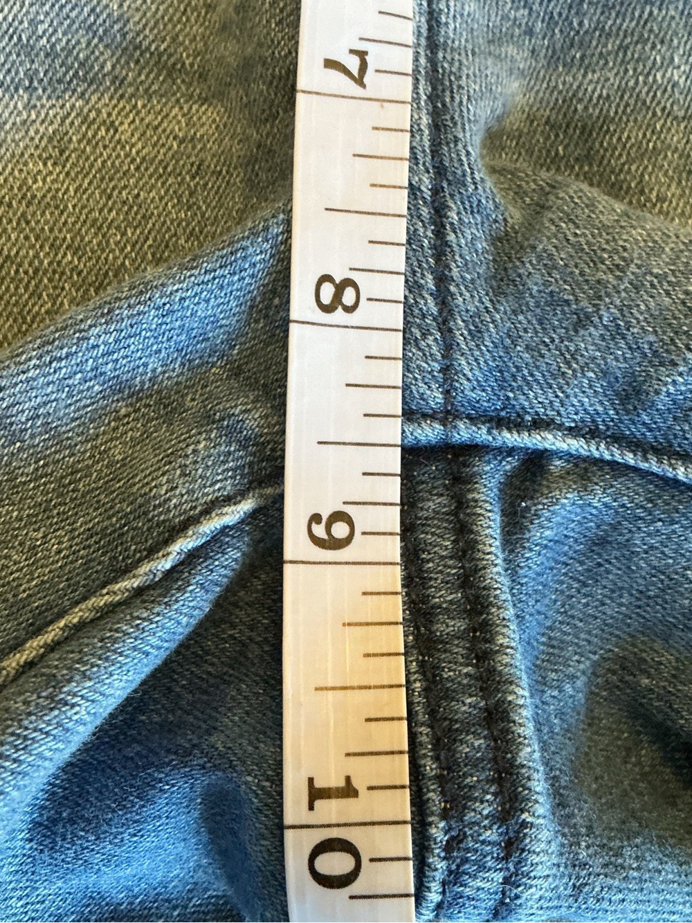 American Eagle Outfitters shortie stretch cuffed cut off shorts size 10 EUC - Picture 10 of 16